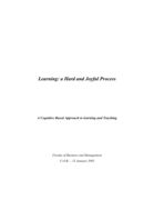 Learning: A Hard and Joyful Process